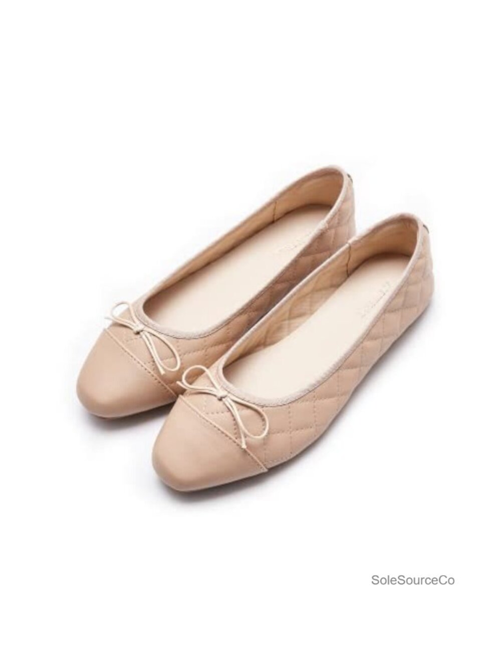 Womens Round Toe Ballet Flats Synthetic Comfort Slip On Shoes